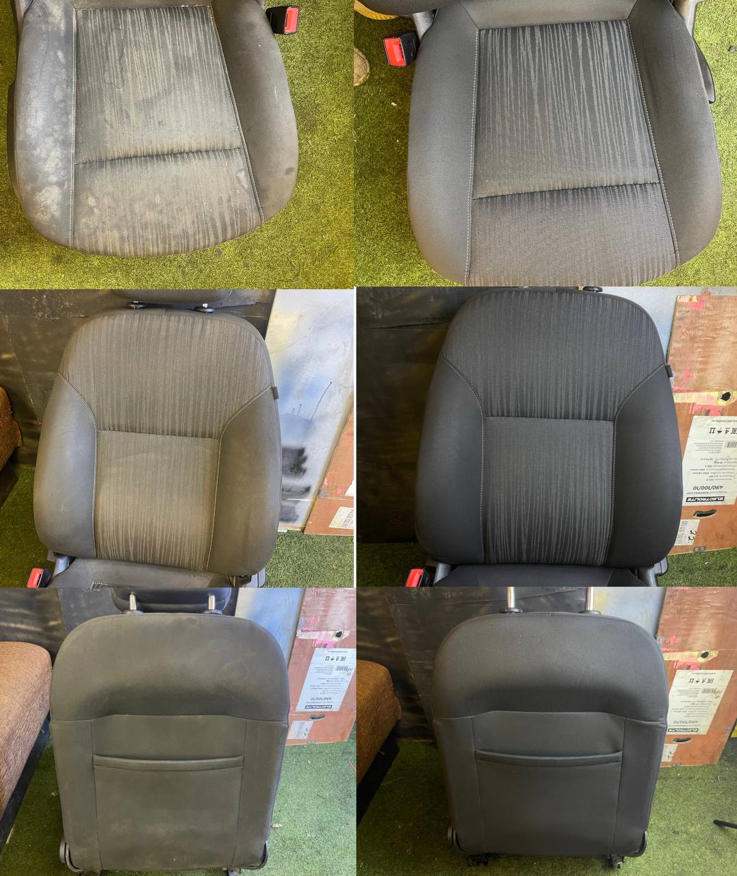 Химчистка салона — результат работы