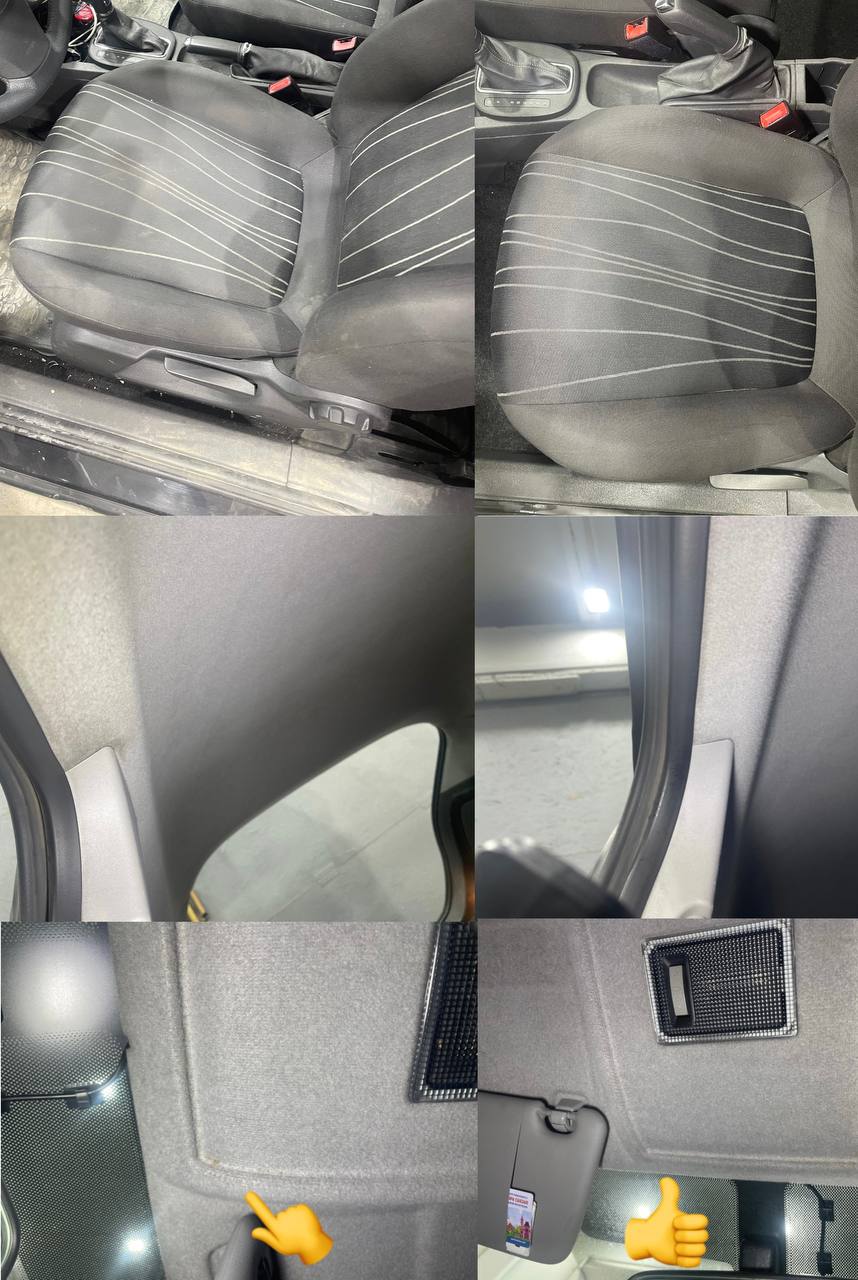 Химчистка салона — результат работы