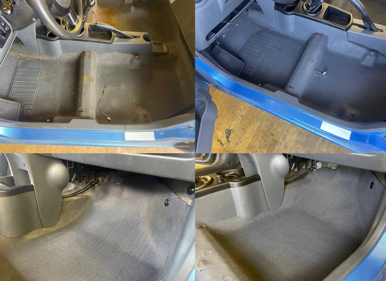 Химчистка салона — результат работы