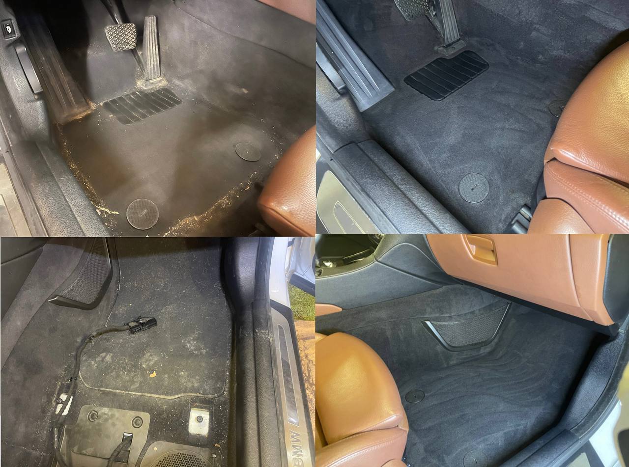 Химчистка салона — результат работы