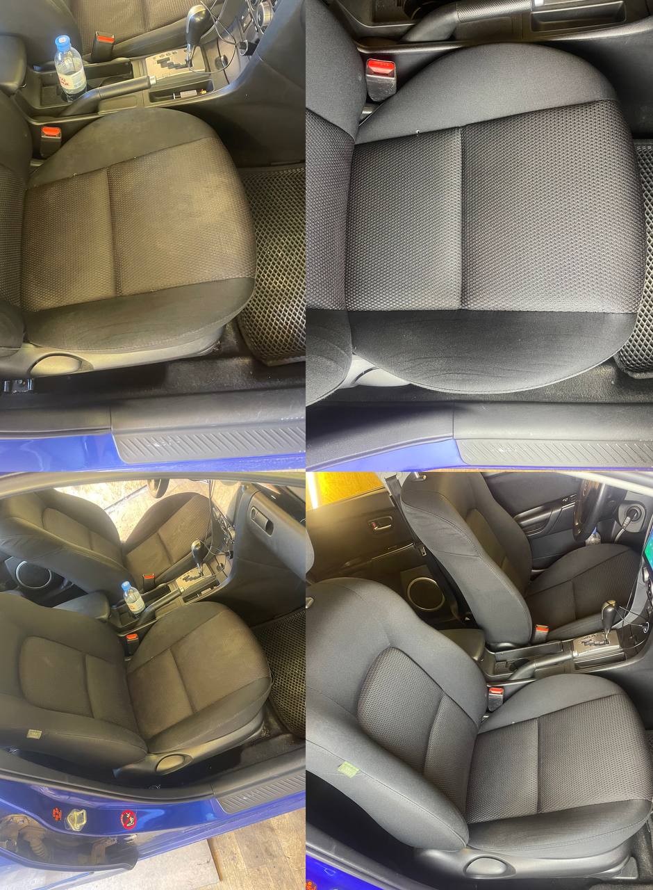 Химчистка салона — результат работы