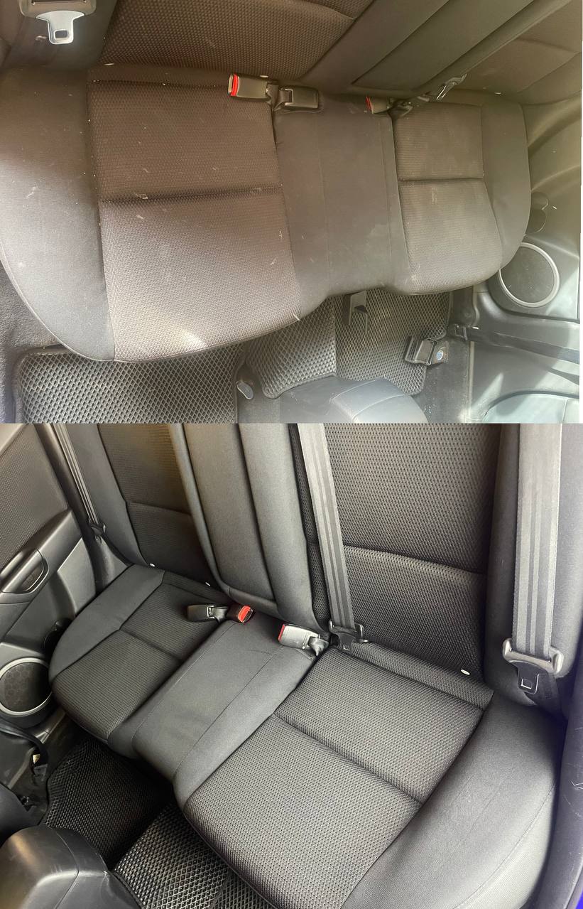 Химчистка салона — результат работы